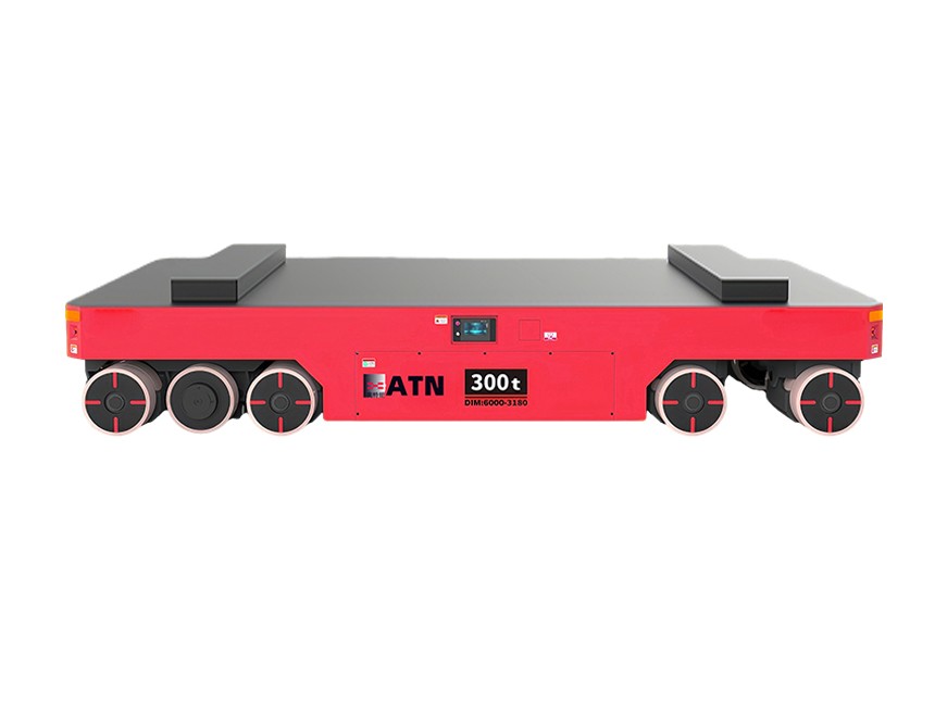 Omnidirectional Transfer Vehicle for Tight Industrial Spaces