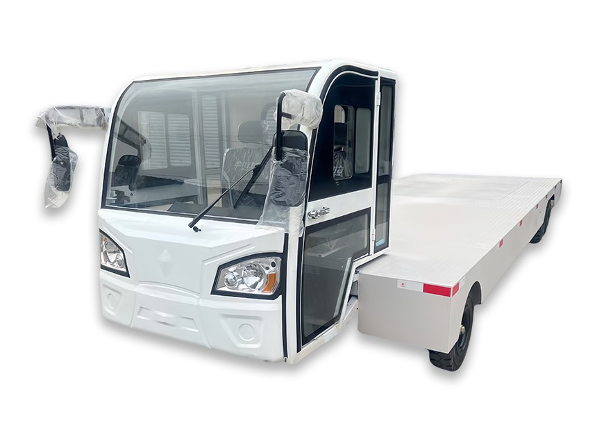 Custom Electric Flatbed Truck for Manufacturing Plant Material Handling