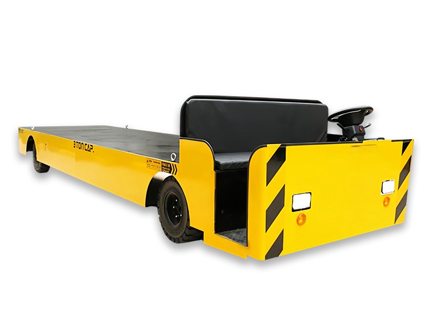 Low-Profile Electric Flatbed Truck for Narrow and Confined Spaces
