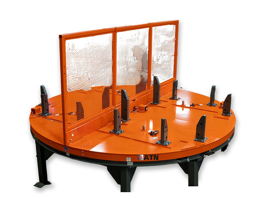 Automated Rail Transfer Turntable | Smart Control for Heavy Equipment Handling